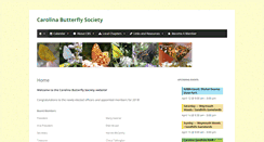 Desktop Screenshot of carolinabutterflysociety.org